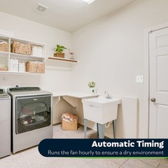 TOPGREENER Circulator Switch, Hourly Fresh Air Timer for Ceiling and Wall Ven…
