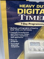 Intermatic Digital Timer Indoor Heavy Duty 7-Day Programming 15 Amps DTI7C NIB