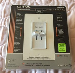 New Lutron Fan Control And Light Dimmer Skylark 1.5 Amp 300 Watt