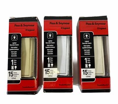 Legrand Pass & Seymour Trademaster Single Pole 15amps Lighted Decorator Switch