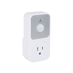 1800W PIR Sensor Power Socket Switch for Living Room and Garage Lights