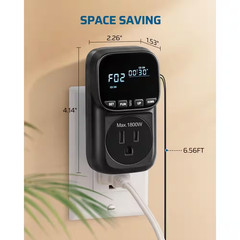 15 Amp 120 Volt 1440 Min Countdown Indoor Plug-In Digital Temperature Controller