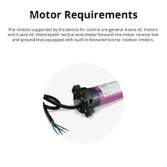 Matter Smart Roller Shutter Switch, MINI-RBS, 2.4Ghz Wi-Fi, Mini Size, Percentag