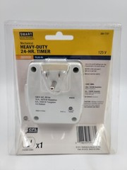Mechanical Heavy Duty 24 Hr Timer, 1 Grounded Outlet, 125V cfl compatible indoor