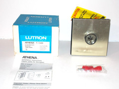 Lutron Athena T-1500 120VAC 60H 1500 Watt Incandescent Rotary SPST Switch Dimmer
