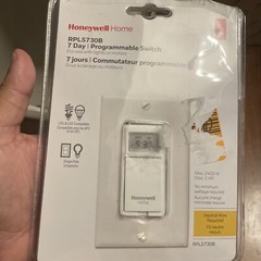 Honeywell Home 7 Day Programmable Switch New RPL730B
