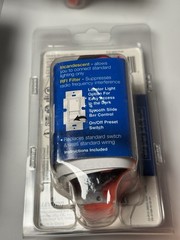 (4) Leviton Single-Pole/3-Way Wall Switch Slide Dimmer 6633-PLW White Decora
