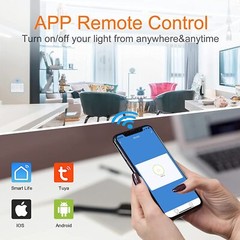Nexete Smart Wi-Fi Light Switch Alexa Google Smart Life App Open Box