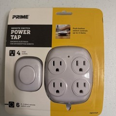 Prime Remote Switch Power Tap W 6′ Cord Brand New In Box