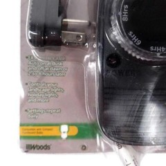 Woods Outdoor Mechanical Photocell Timer Dusk To Dawn 2 To 24 Hours
