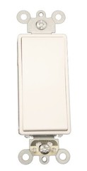 15 Amp, 120/277 Volt AC Decora Plus Rocker, Single-Pole, Double Throw, Center…