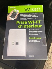 NEW WiOn 50050 Indoor Wi-Fi Outlet Wireless Programmable with smartphone