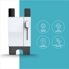 Simple Dimmer by , Slide Switch, 3-Way/4-Way/Single Pole, Neutral Wire Requir…