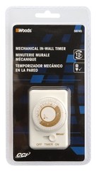 59745 59745WD 24-Hour Mechanical Converts A Wall Light Switch to Timer (White)