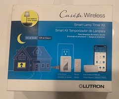 Lutron Caseta P-BDG-PKG1W Wireless Dimmer Kit with Smart Bridge – White