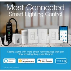 Lutron Caseta Original Smart Light Switch (Lutron Smart Hub Required), for Home