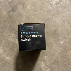 DEAKO DS-SS4N-WHNL-UCX Simple Rocker Switch (1/3/4-Way) New in Box