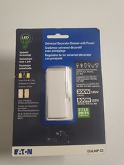Eaton DUL06P-C2 Decorator Dimmer Switch with Preset