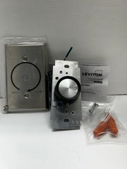Leviton Black Rotary Fan Speed Control 5A-120VAC, 60Hz “BRAND NEW 2SETS”