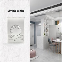 Easy Install Thermostat for Standard 86 Mounting Boxes in AC Applications