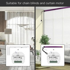 WiFi Mini Smart Curtain Module: Roller Blinds/Shutter Motor, Tuya Smart Life App