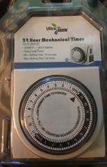Ultra grow Dual Outlet 24 Hour Heavy Duty Mechanical Timer Plug-in US