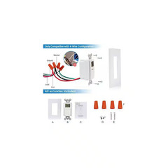 7 Day 8.3 Amp 120V Indoor Wall Chronologic Programmable Digital Timer Switch for