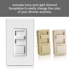 Leviton IllumaTech Dimmer Switch for Dimmable LED Halogen & Incandescent Bulbs