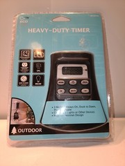 ECO Plugs Mechanical TIMER OUTDOOR 1001 804 572 / Program Hr. Dusk/Dawn 3 OUTLET