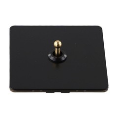 Indoor Use 86 Type Wall Switch with Stainless Steel and Brass Components