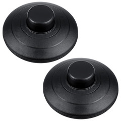 2 Pack Foot Pedal Switch, Floor Foot Switch for Lamp round Black Inline Lamp Swi