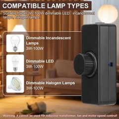 Adjustment Dimmer Switches Dimmer Light Switches for Dimmable Bulb Compatibility