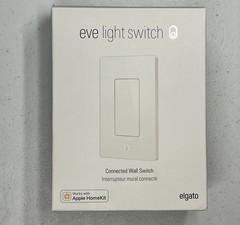 New Eve App-Connected Apple HomeKit “iPhone Controlled” Light Switch White