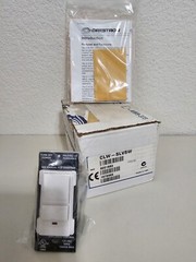 Crestron CLW-SLVSW Wall Switch White Blank Wall Mount 2 Button New