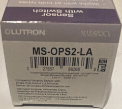 Lutron MS-OPS2-LA Occupancy Sensor Switch Light Almond 120V XCT Halogen/LED/CFL