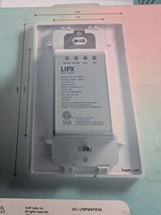 2x LIFX 1-Pole 2-Buttons Smart Wi-Fi Touch Light Switch (LFSPWHT1FUS) SEALED NEW