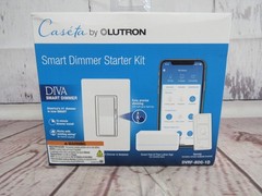 NEW Lutron Caseta DIVA Dimmer Starter Kit W/Hub DVRF-BDG-1D
