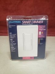 New Lutron Maestro Duo Digital Fade Dimmer Switch White MAW-600H-WH Single Pole