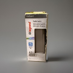 Legrand radiant 15a Single-Pole/4-Way Rocker Light Switch Nickel BRAND NEW