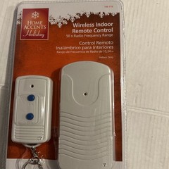Home Accent Wireless Indoor Remote Control For Lamps Or Christmas Lights748178