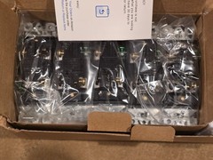 ELEGRP 3-Way Decorative Light Switches – Matte White – 10 Pack
