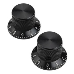 Sleek Design Aluminum Potentiometer Knobs Compatible with Electric Guitars