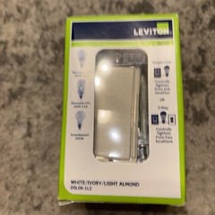 ⚡️Leviton DSL06-1LZ Decora Rocker Slide Electronic Low Voltage Dimmer Switch⚡️
