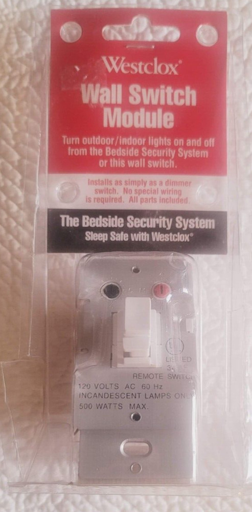 Westclox Wall Switch Module 50102 Compatible with X10 New in Package