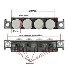 Speed Settings FS40-10D/17B/15Z/10K/8B1/11L1/11L Piano Key Switch for Midea Fans