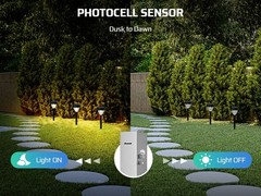 DEWENWILS Dusk to Dawn Sensor, Photocell Light Control for Outdoor Transformer