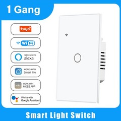 Smart Light Switch 1/2/3/4 Gang Neutral Wire Required for Alexa Google APP NEW