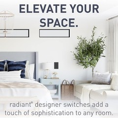 Legrand Radiant TM873GCC10 15 Amp Rocker Wall Switch 3Way Graphite 1 PCS