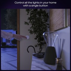 Philips Hue Wireless Smart Light Switch Button White 1 Pack Portable And