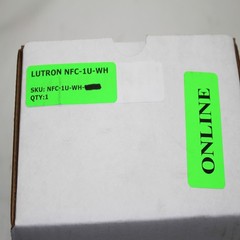 LUTRON NFC-1U-WH, FLUORESCENT DIMMER SYSTEM COMPONENT, WHITE